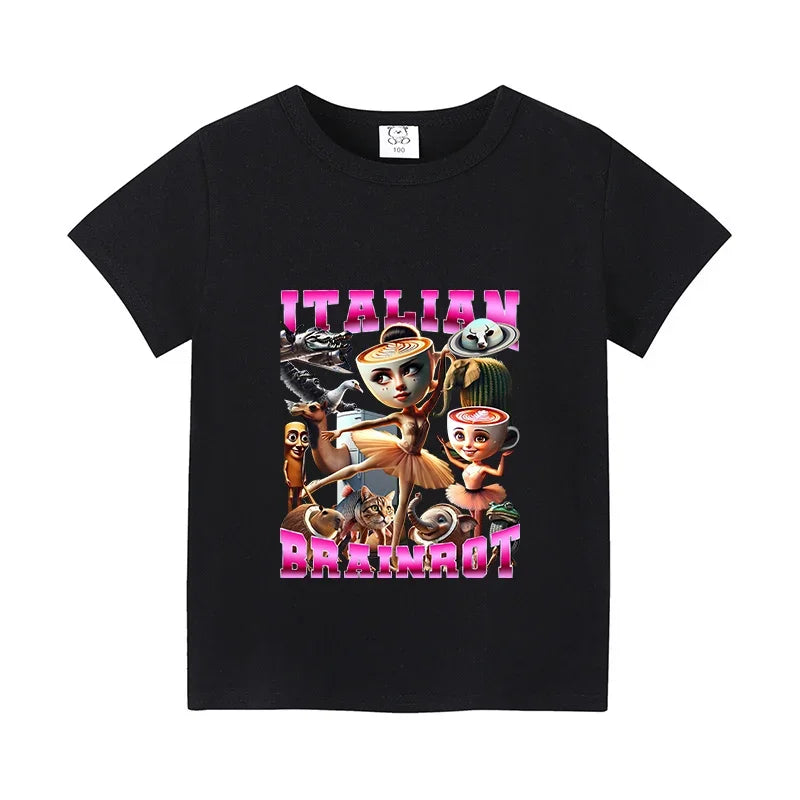 Brainrot Børne T-shirt