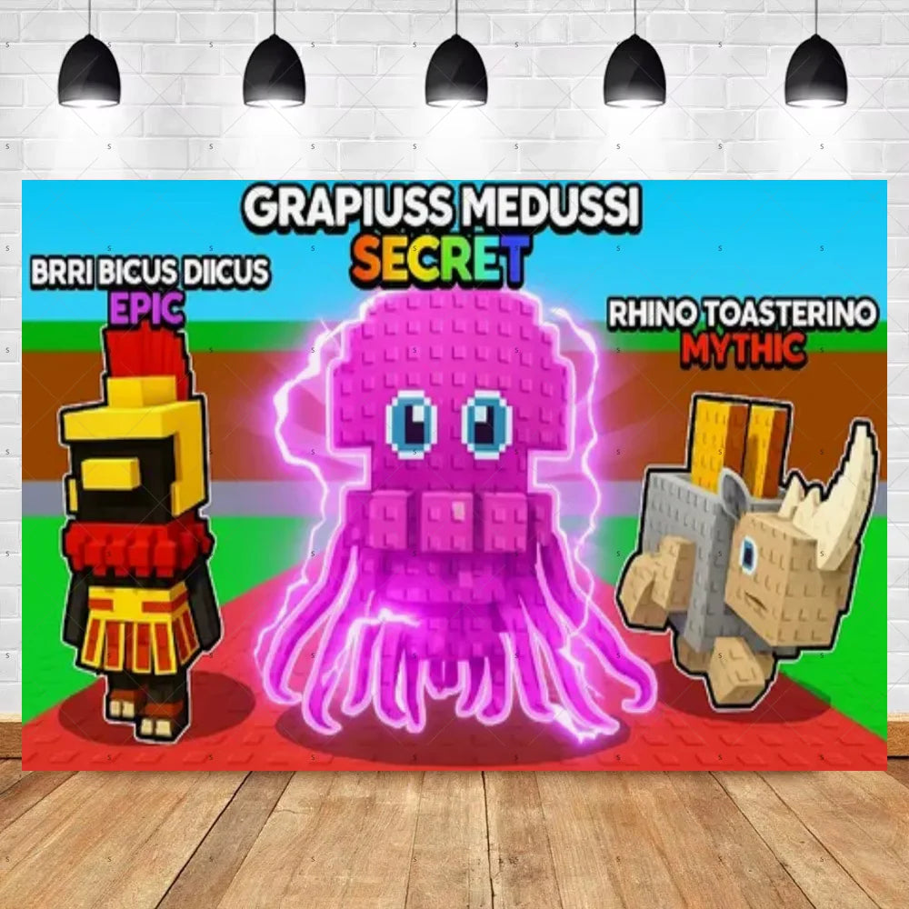 Steal A Brainrot Fødselsdagsdekoration