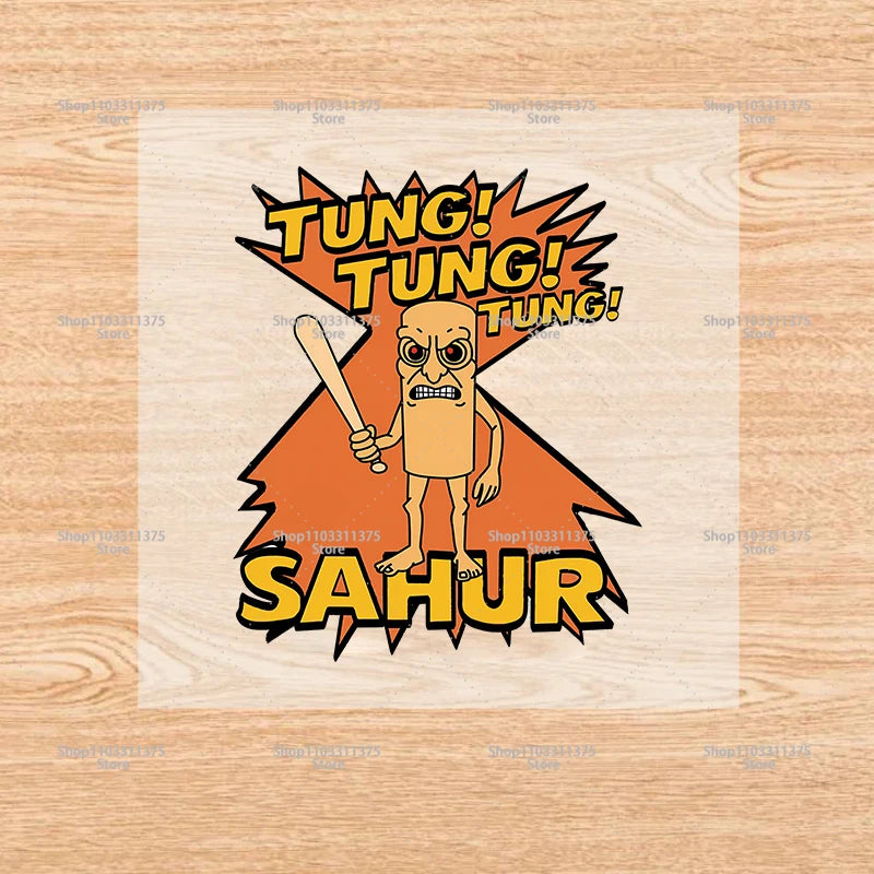 Brainrot Iron-On Patches