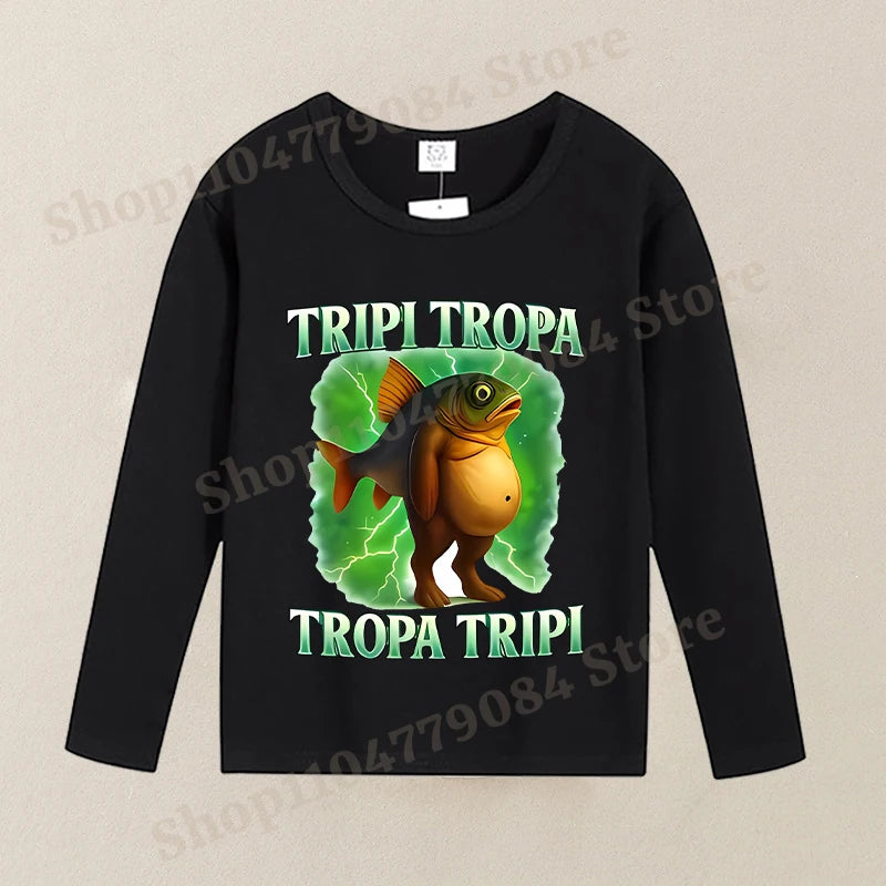 Brainrot Langærmet T-shirt