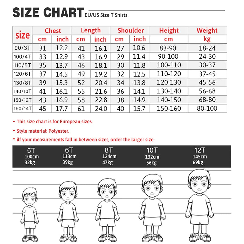 Sjovt Italian Brainrot Børnesæt – T-shirt & Shorts