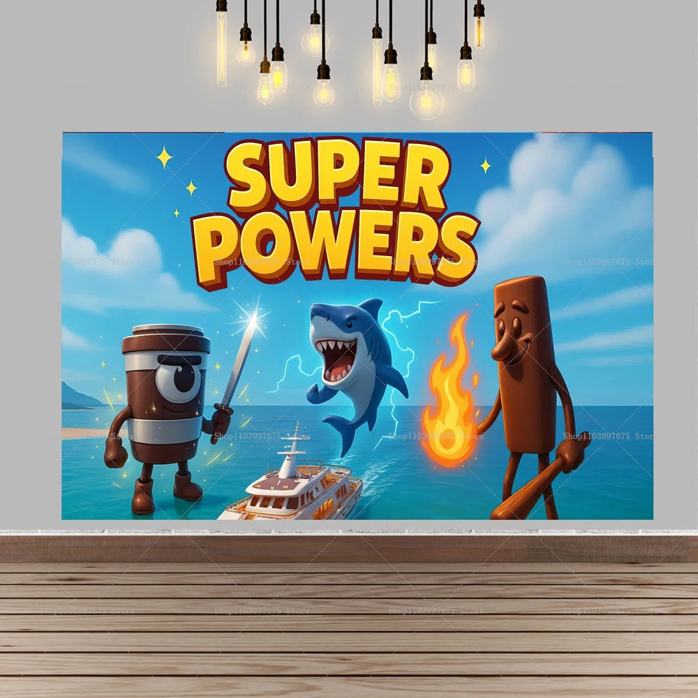 Brainrot Fødselsdagsbaggrund