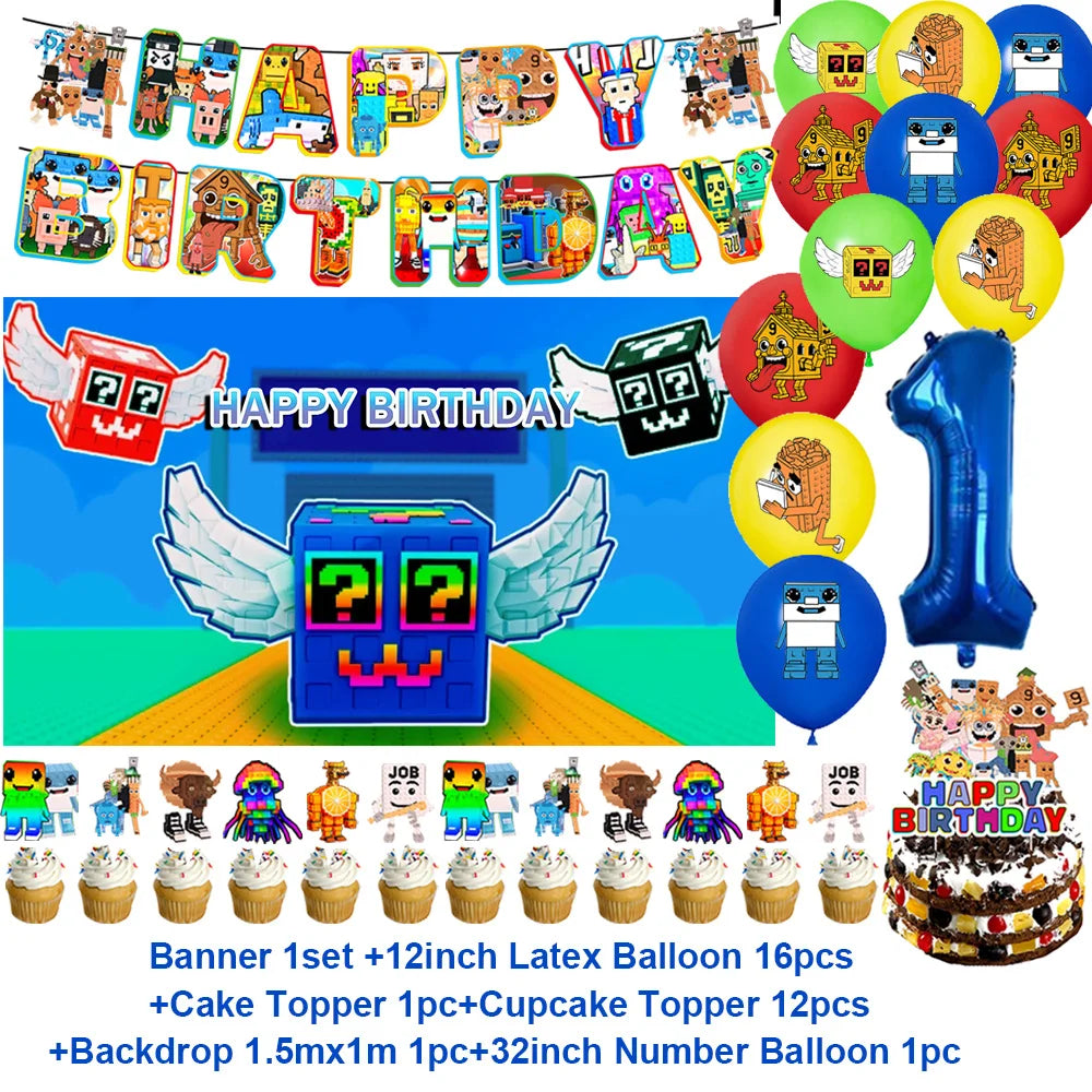 Steal A Brainrot Fødselsdagsdekoration