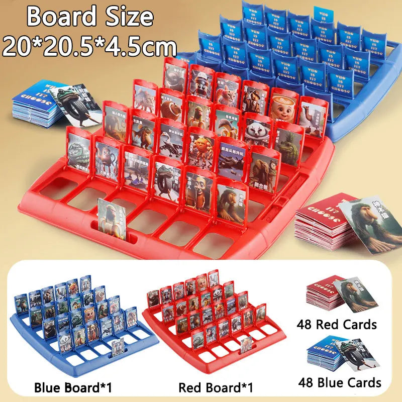 Italian brainrot Hvem er Hvem spil