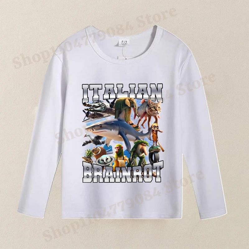 Brainrot Langærmet T-shirt