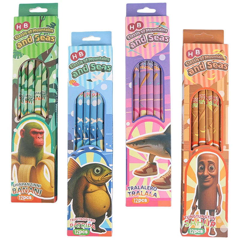 Italien brainrot blyanter