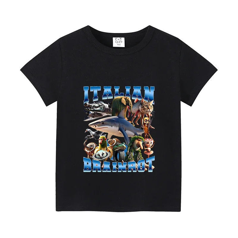 Brainrot Børne T-shirt