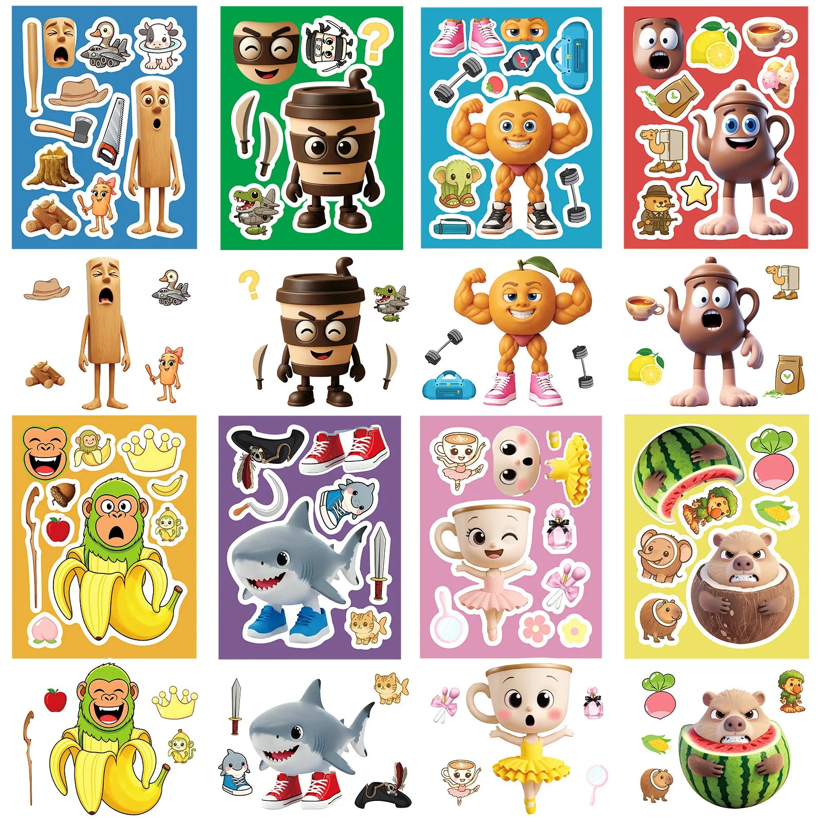 Brainrot-klistermærker