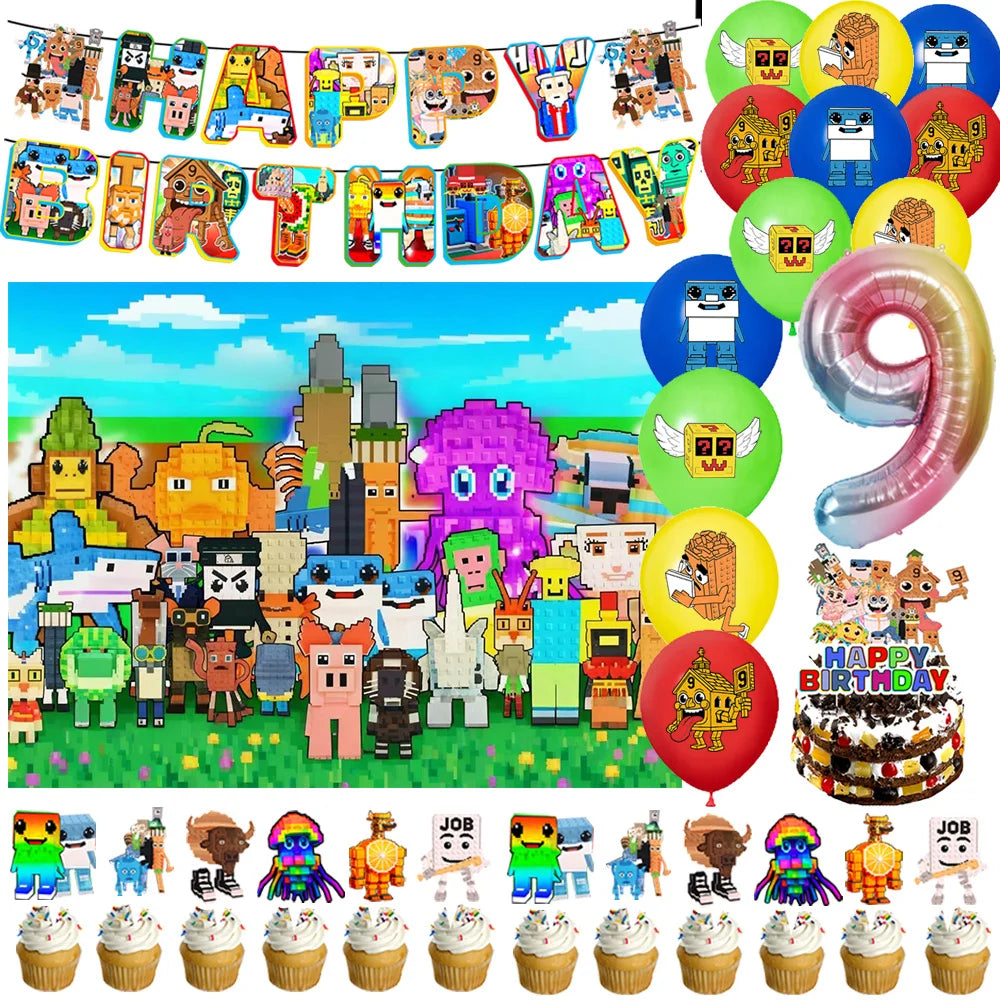 Steal A Brainrot Fødselsdagsdekoration