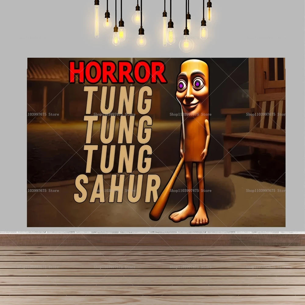 Brainrot Fødselsdagsbaggrund