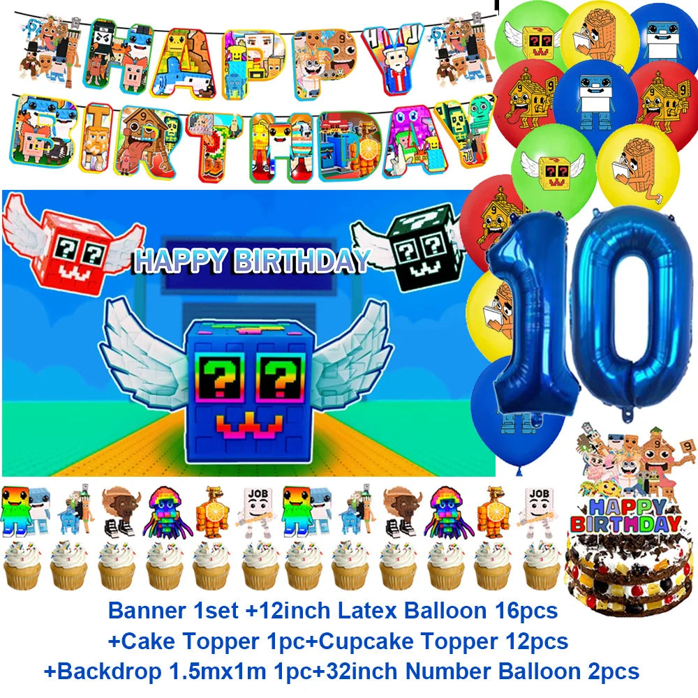 Steal A Brainrot Fødselsdagsdekoration