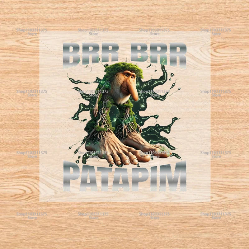 Brainrot Iron-On Patches