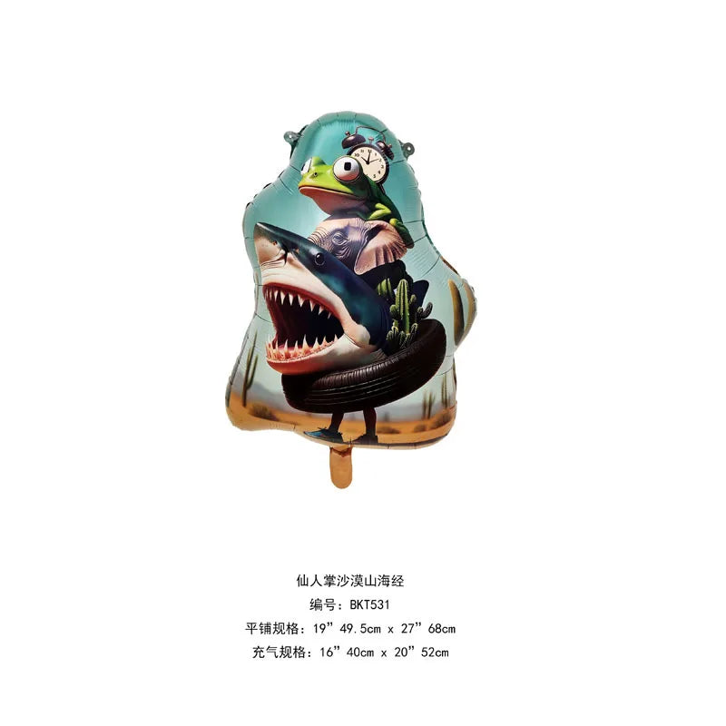 Tralalero Tralala Brainrot Ballonsæt