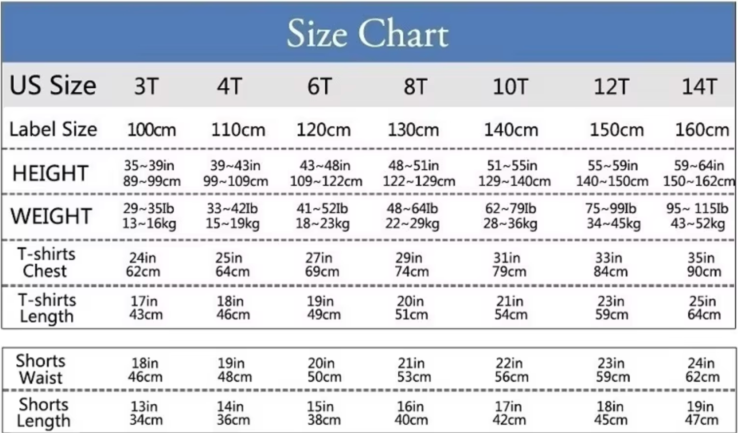 Brainrot Sommer Sæt Børn